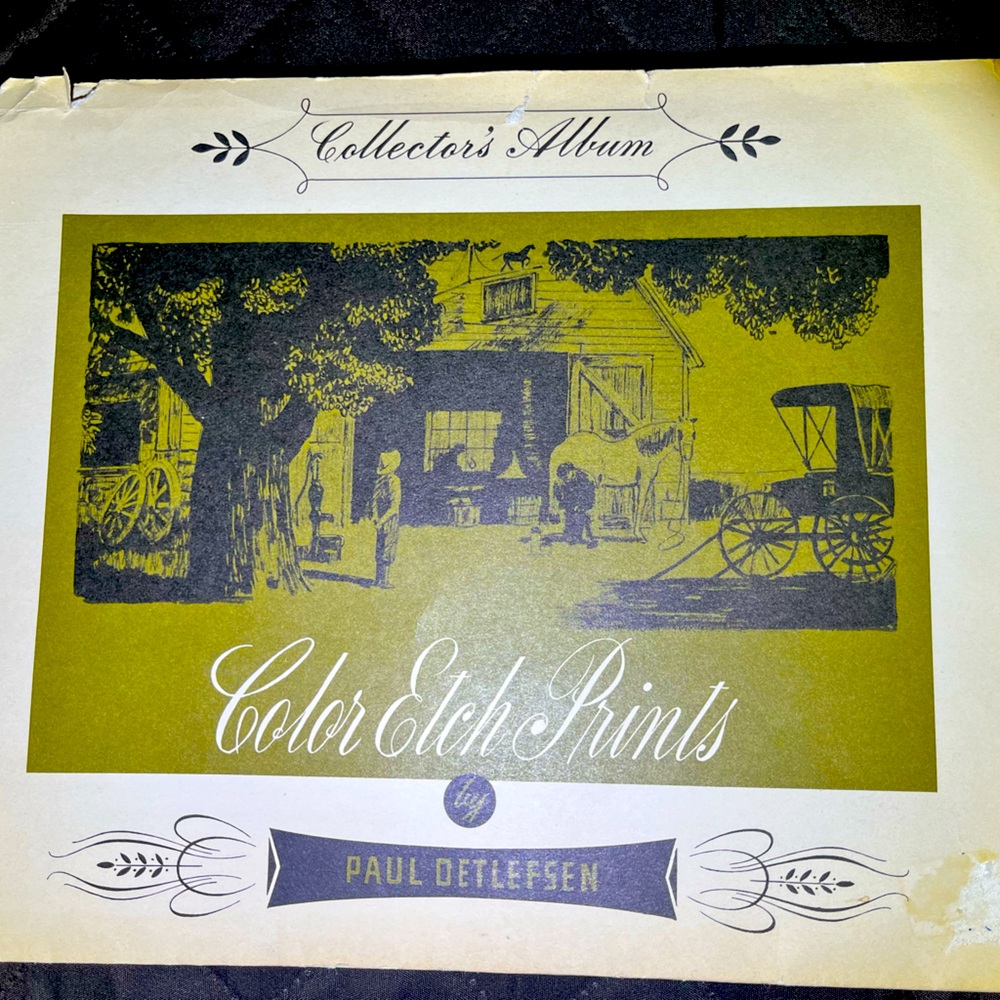 Color etch prints